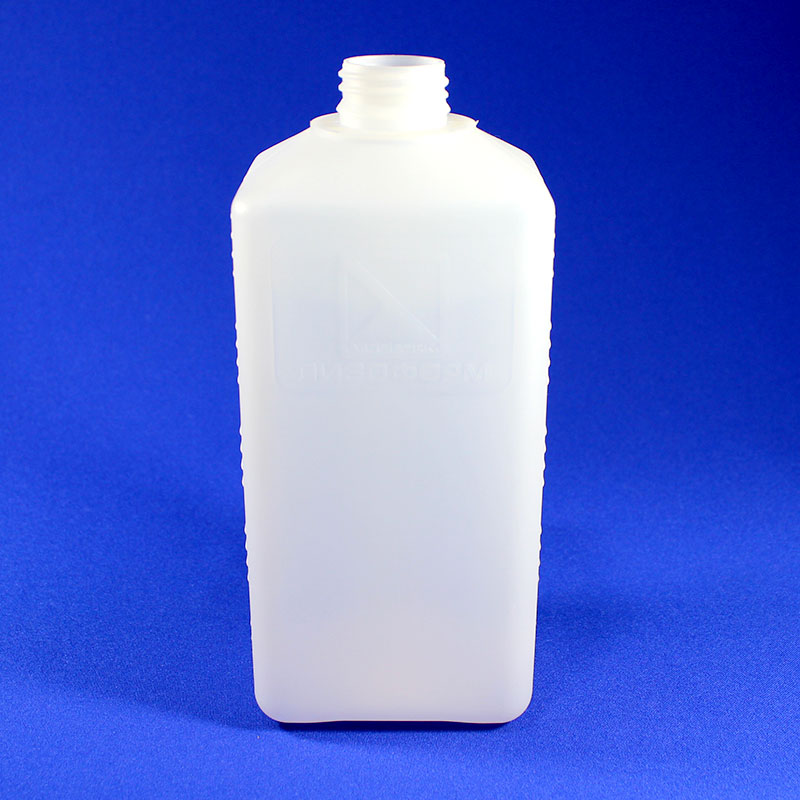 Бутылка 1л  D28 мм прямоугольная матовая 