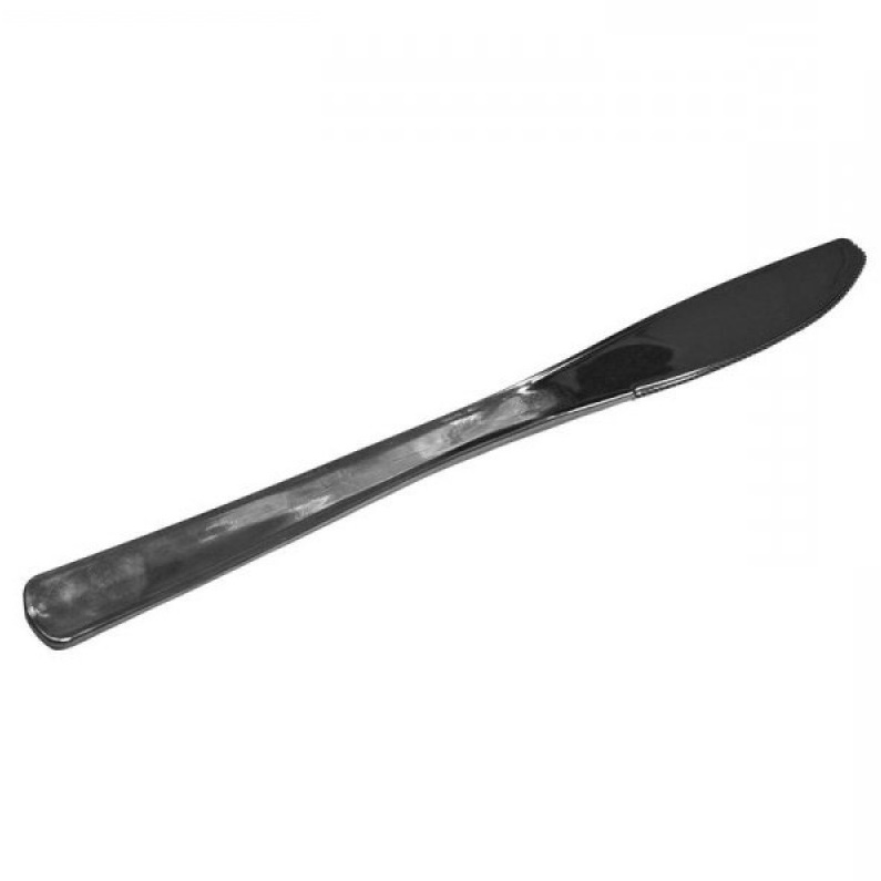 Нож пластиковый "Винтаж" 20 см металлизированный 