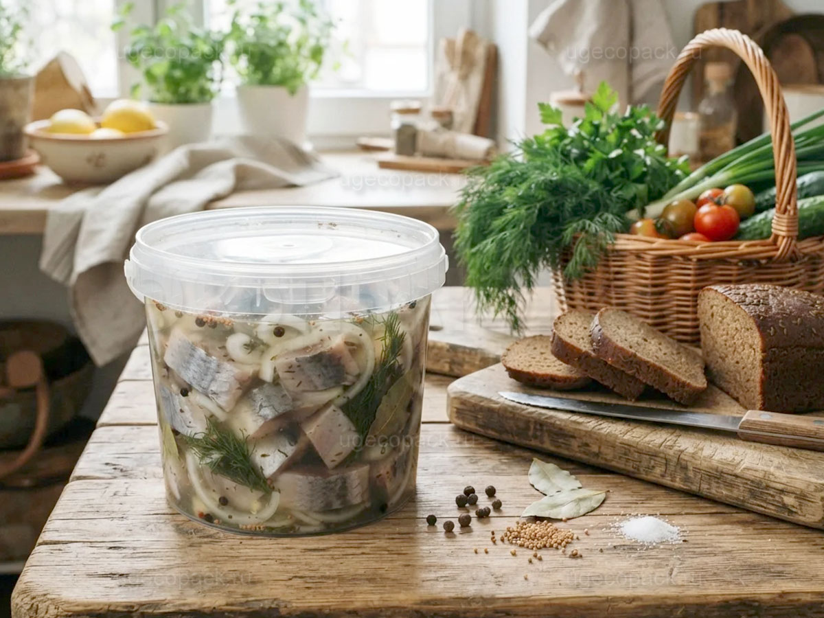 Пластиковые вёдра для засолки рыбы купить оптом в Краснодаре в «ЭкоПакЮг»