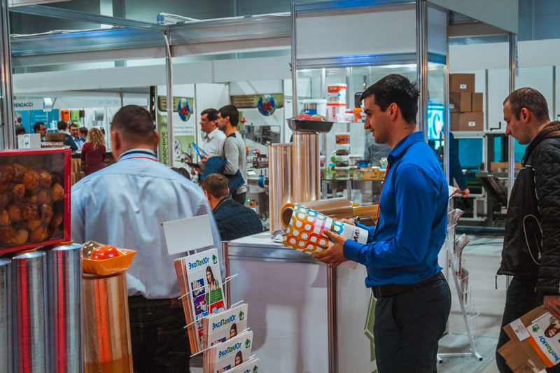 «ЭкоПакЮг» успешно представил на выставке «FoodTech Krasnodar» разнообразие своего ассортимента
